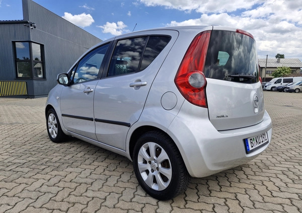 Opel Agila cena 17600 przebieg: 55500, rok produkcji 2010 z Świdnica małe 407